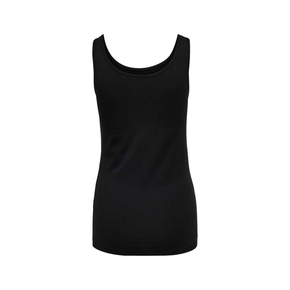 Black Cotton Tank Top Only