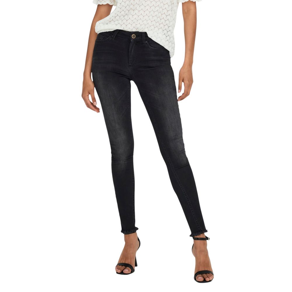 Black Cotton Skinny Jean Only