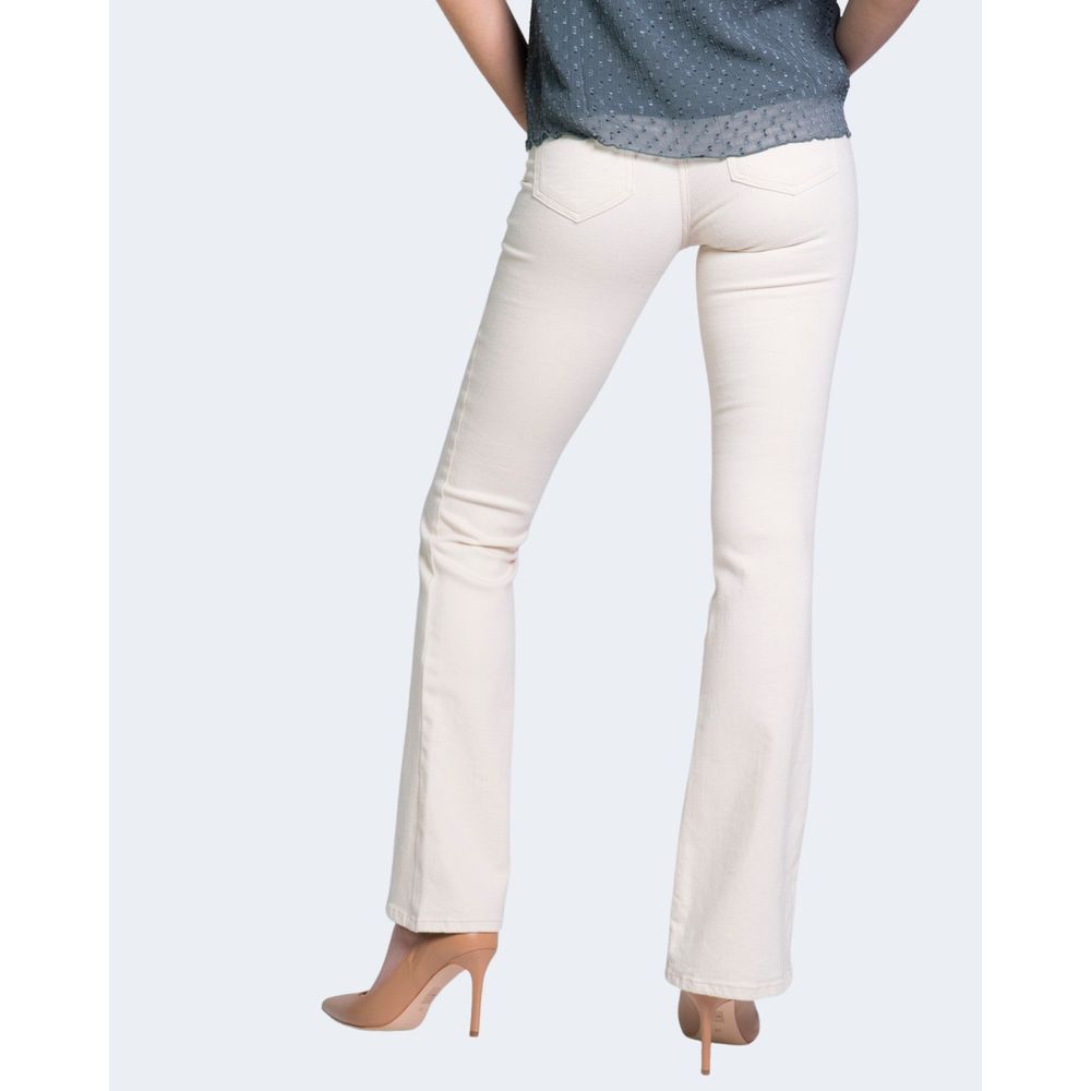 Cream Cotton Bootcut Jean Only