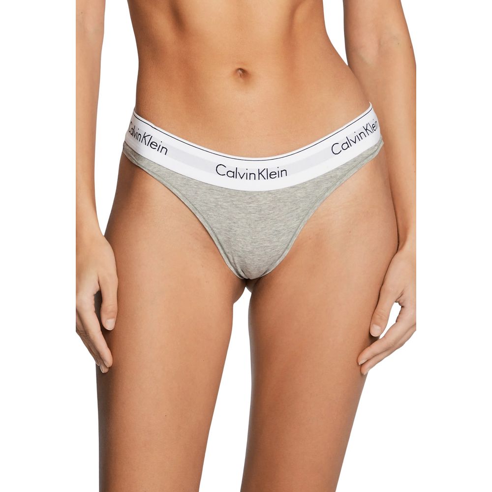 Gray Cotton Panty Calvin Klein Underwear