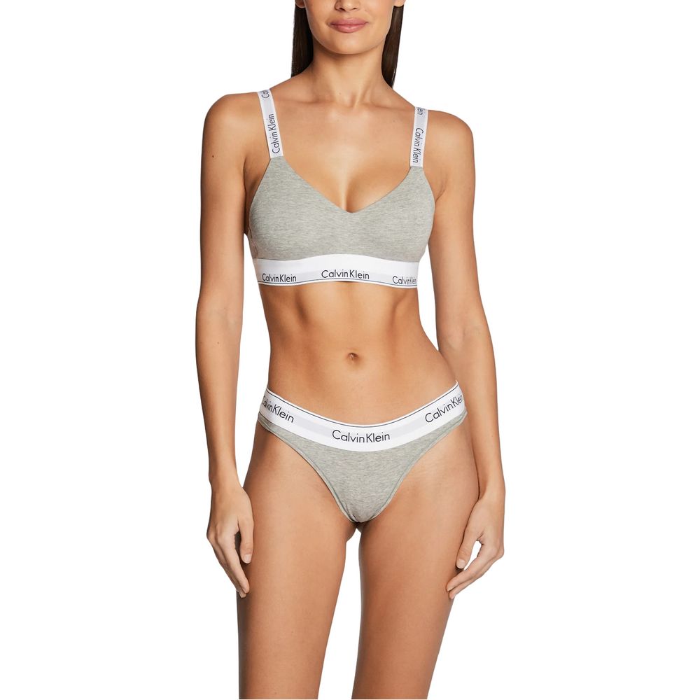Gray Cotton Panty Calvin Klein Underwear