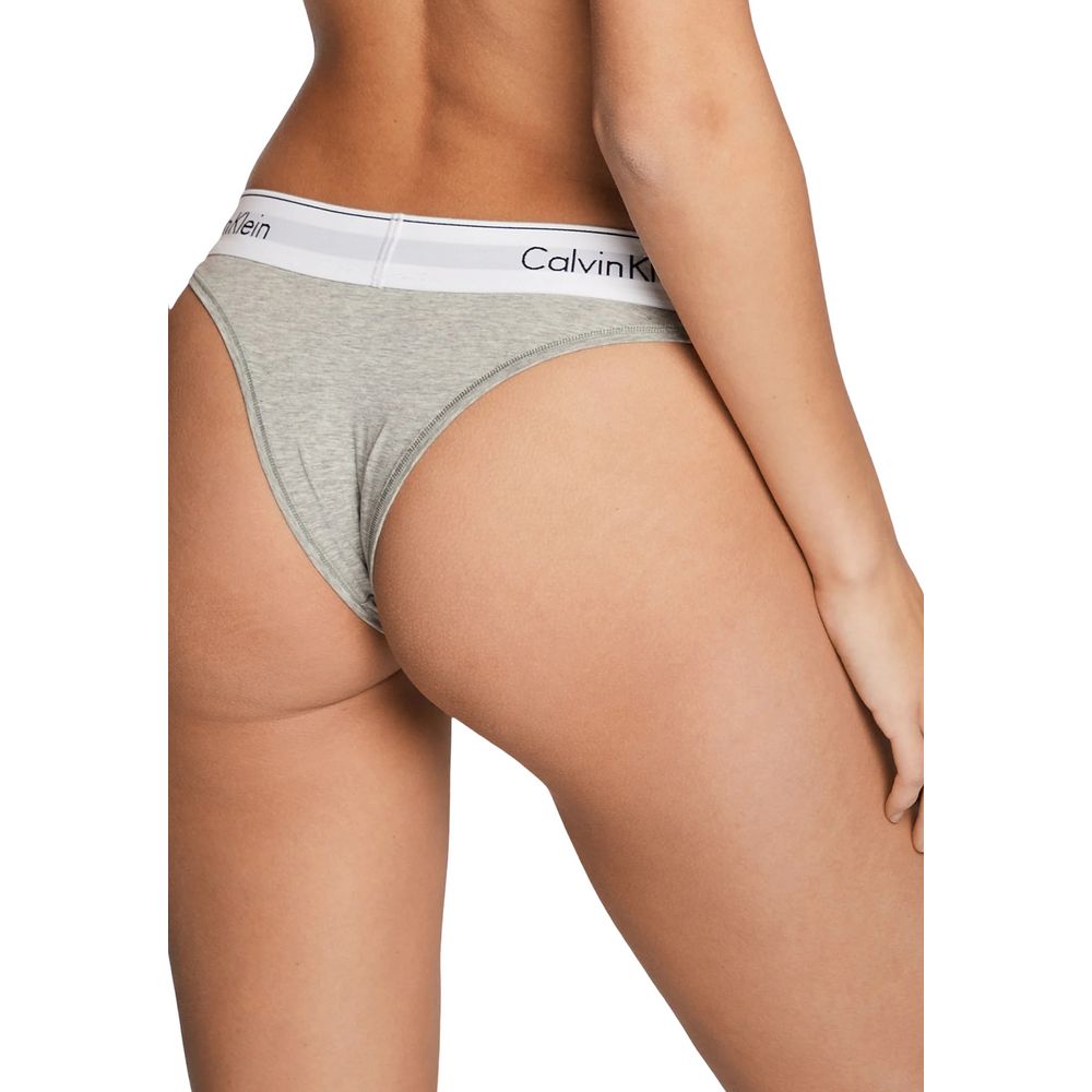 Gray Cotton Panty Calvin Klein Underwear