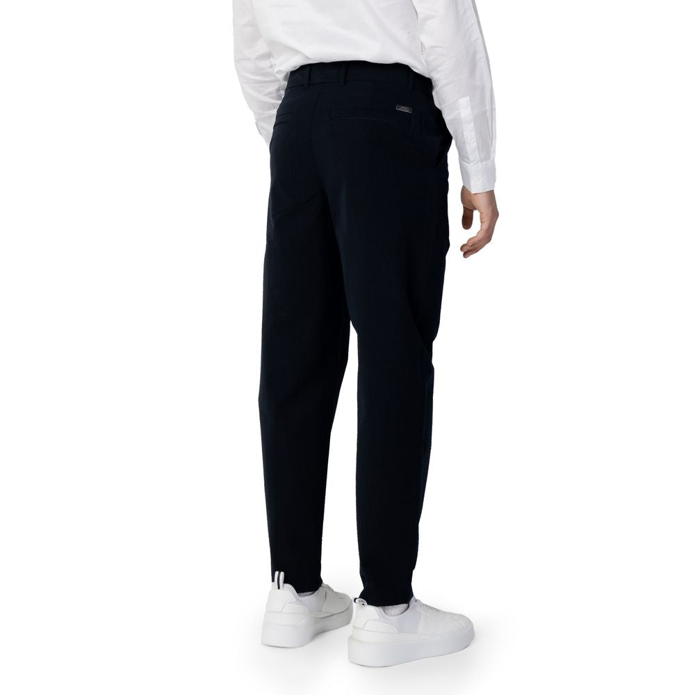 Blue Cotton Pant Armani Exchange