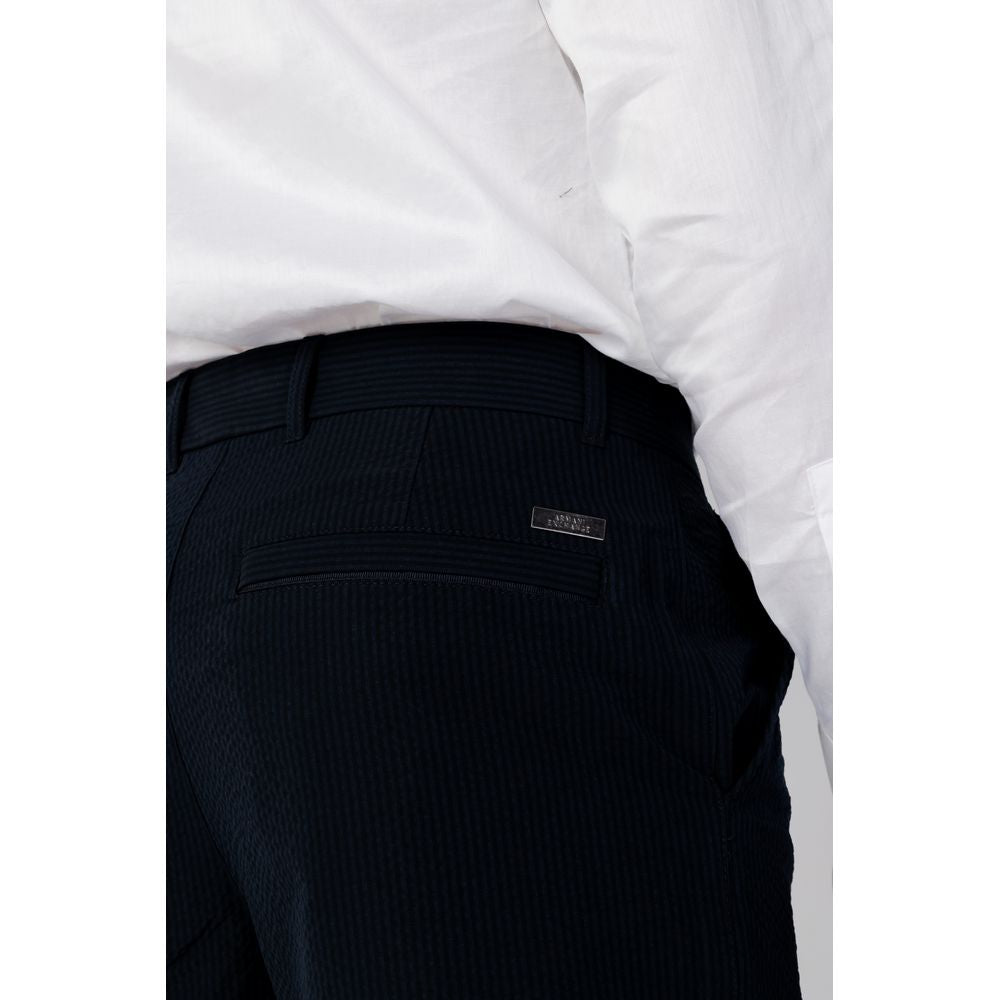 Blue Cotton Pant Armani Exchange