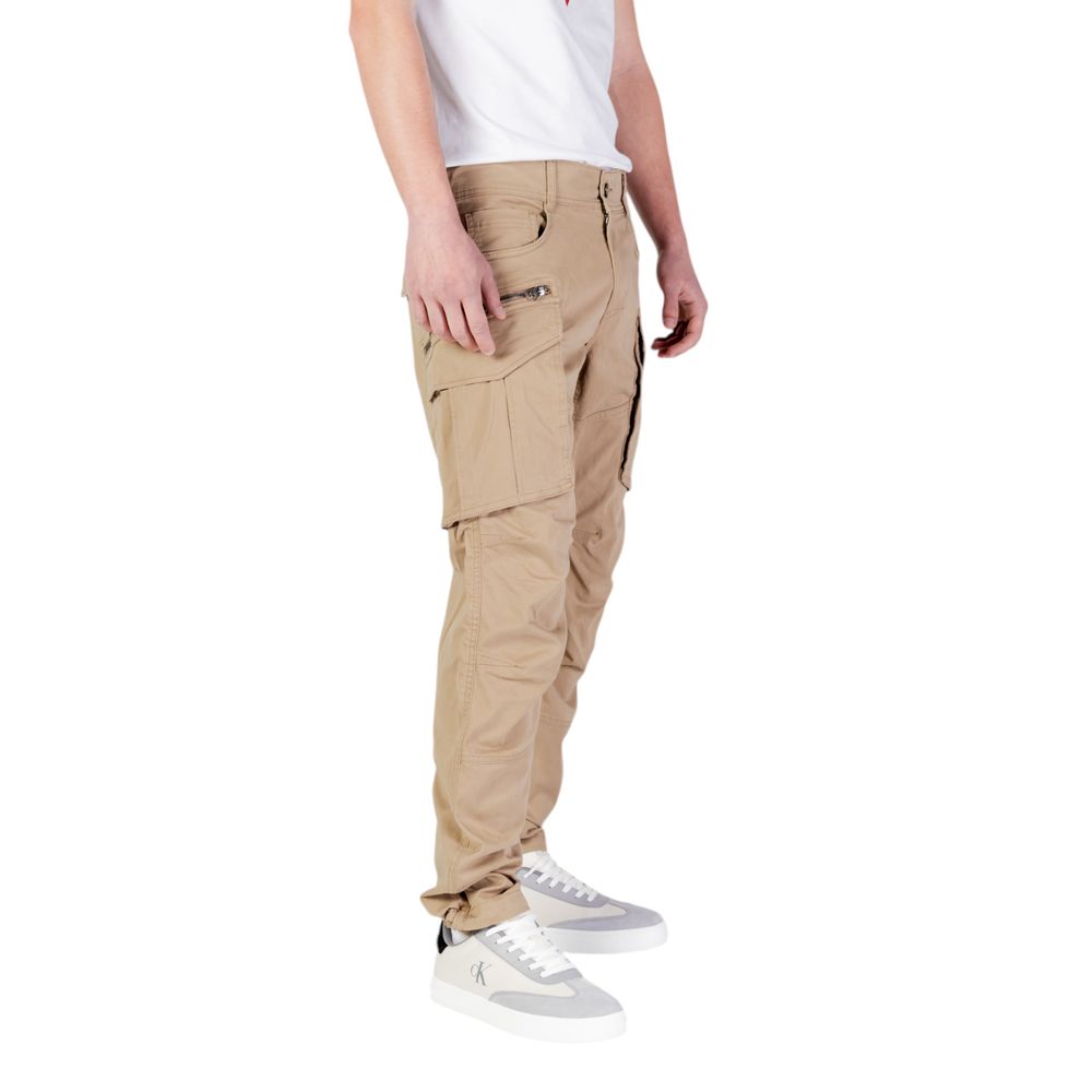 Beige Cotton Relaxed Fit Jean Replay