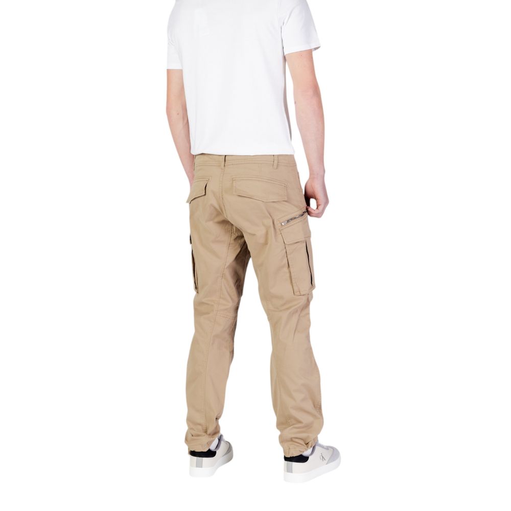Beige Cotton Relaxed Fit Jean Replay