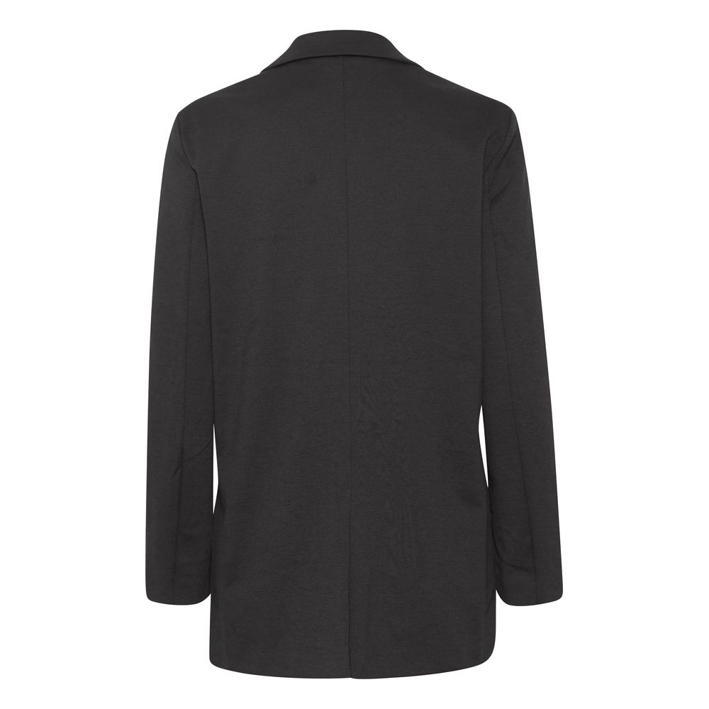 Black Recycled Polyester Blazer ICHI