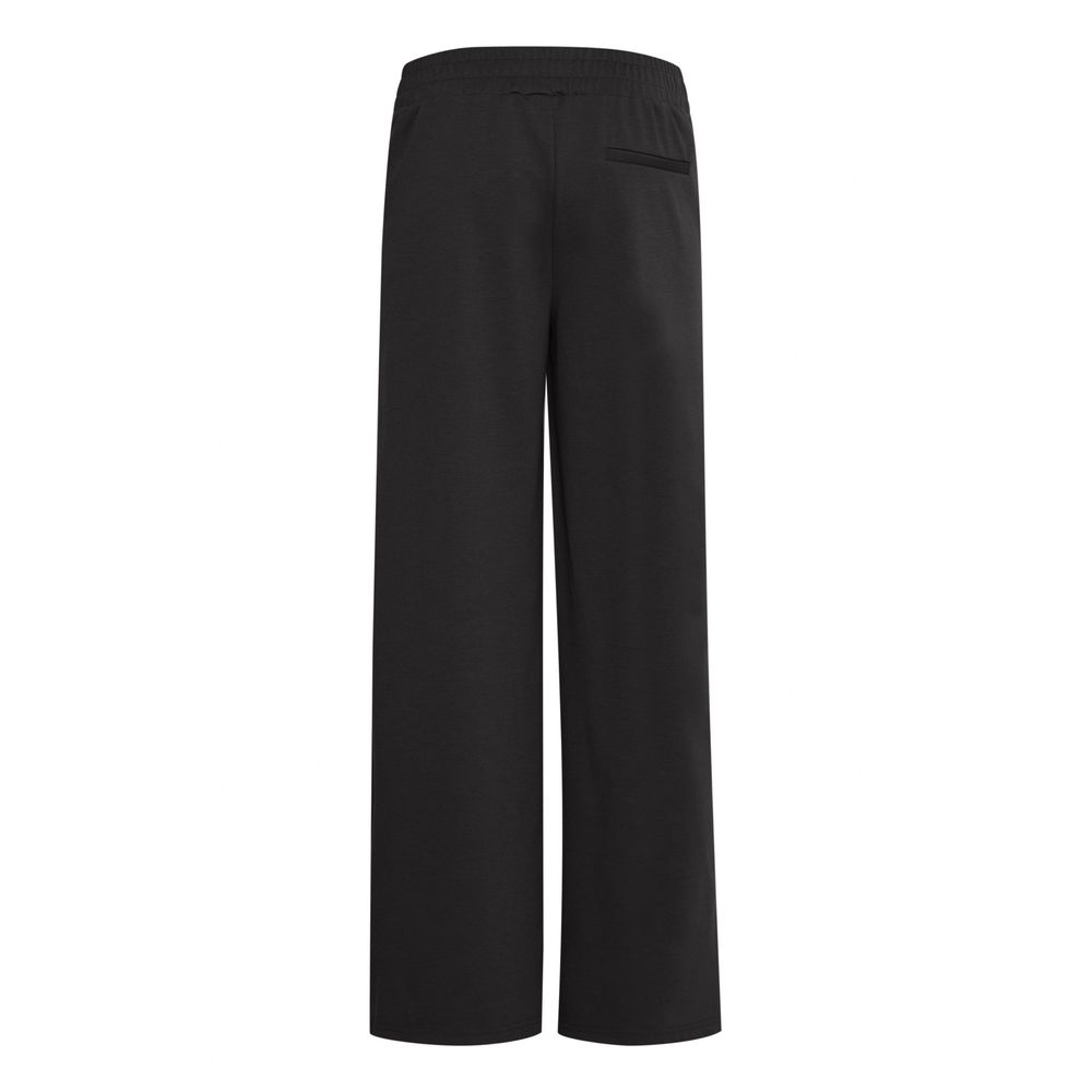 Black Recycled Polyurethane Pant ICHI