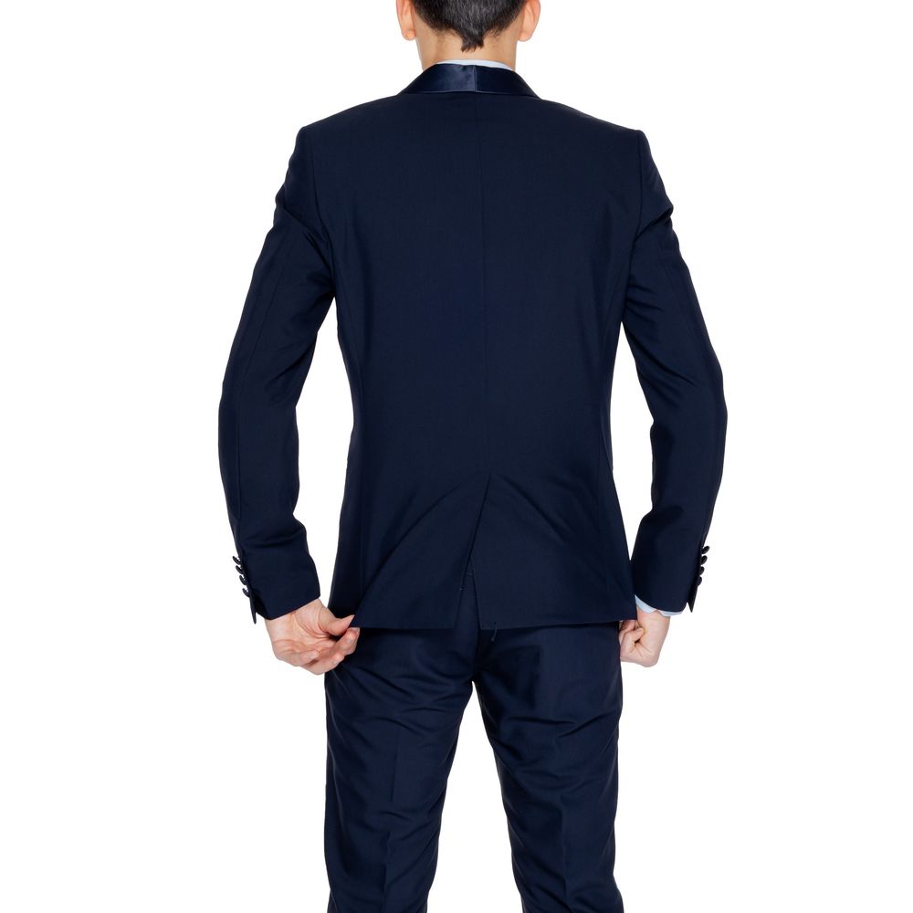 Blue Polyester Blazer Antony Morato