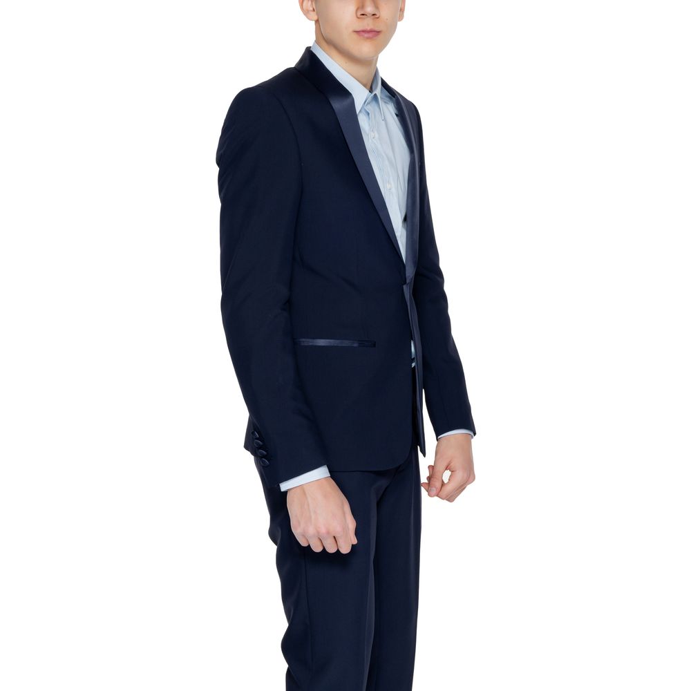 Blue Polyester Blazer Antony Morato