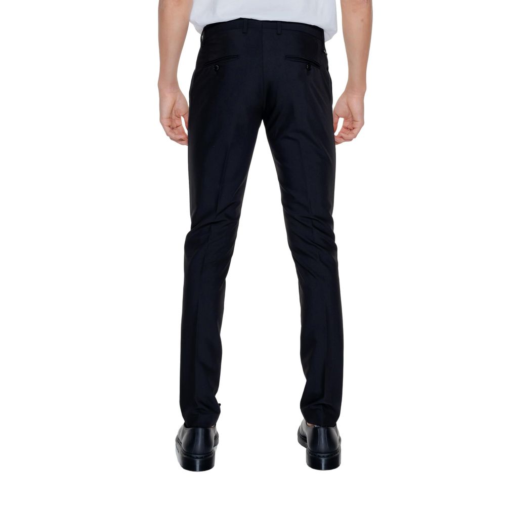 Black Polyester Pant Antony Morato