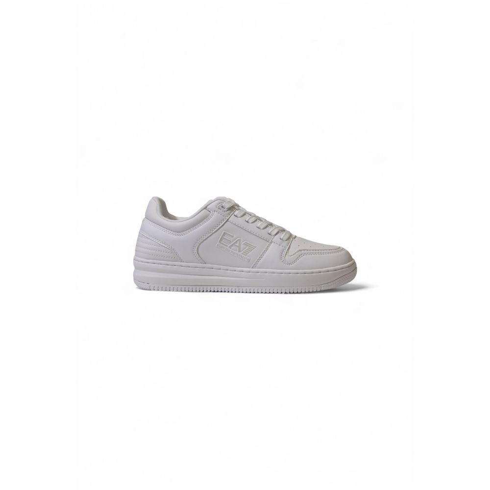 White Polyester Sneaker EA7 Emporio Armani