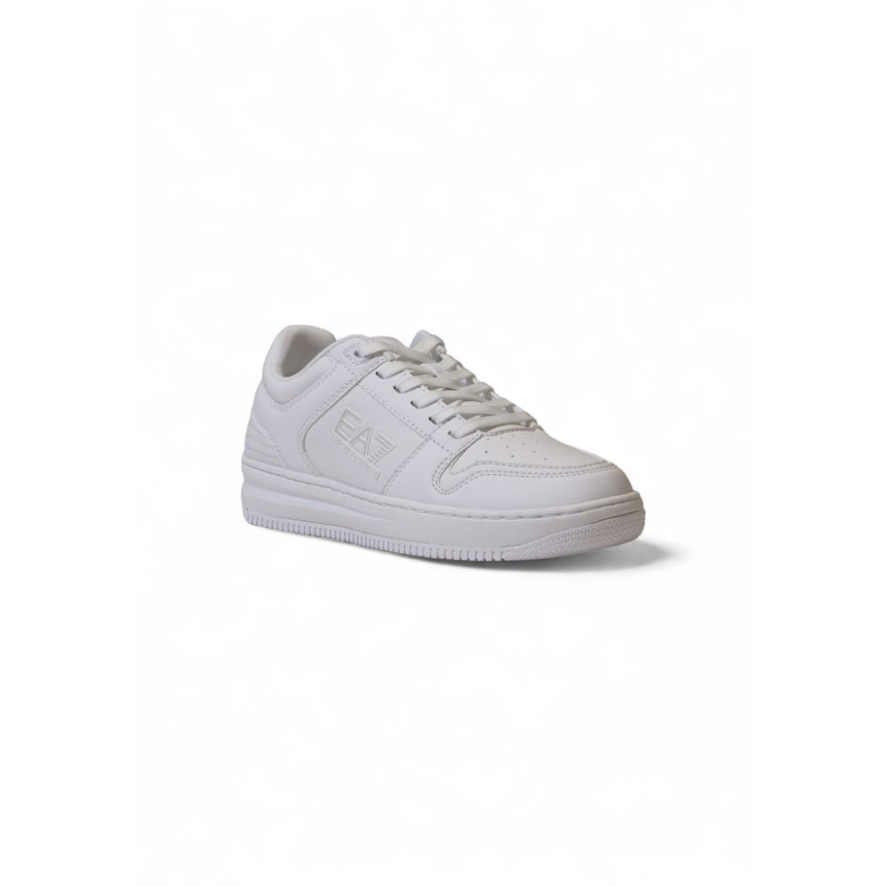 White Polyester Sneaker EA7 Emporio Armani