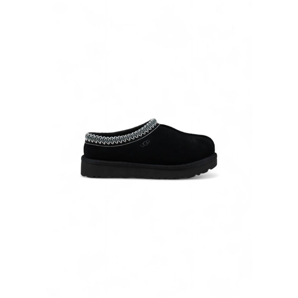 Black Suede Leather Slipper UGG