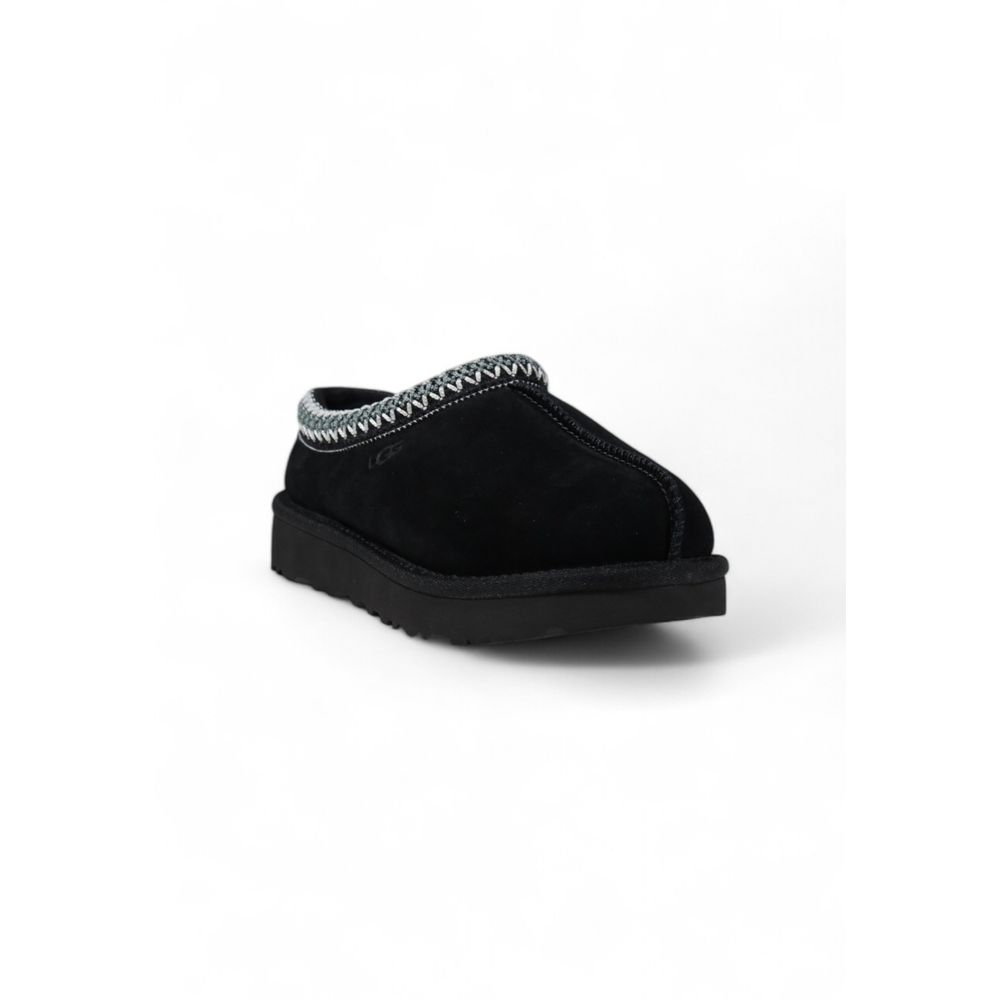 Black Suede Leather Slipper UGG