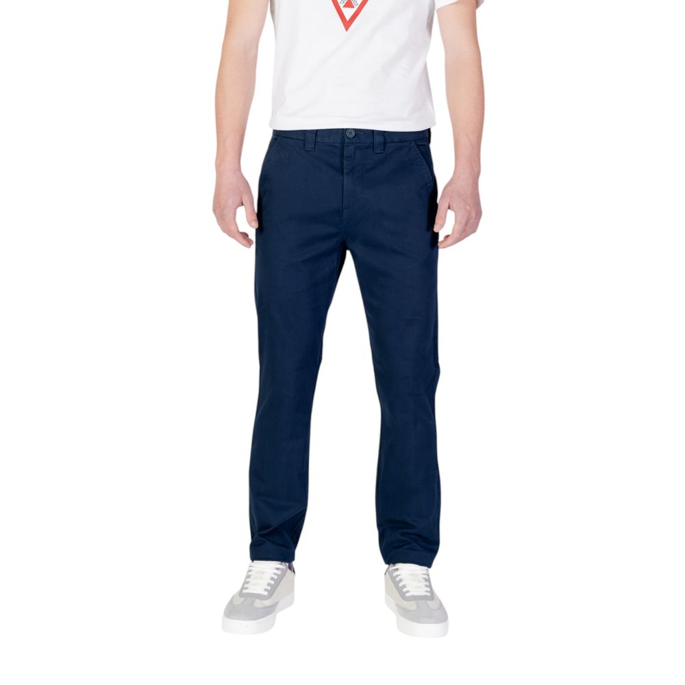 Blue Cotton Skinny Pant Tommy Hilfiger Jeans