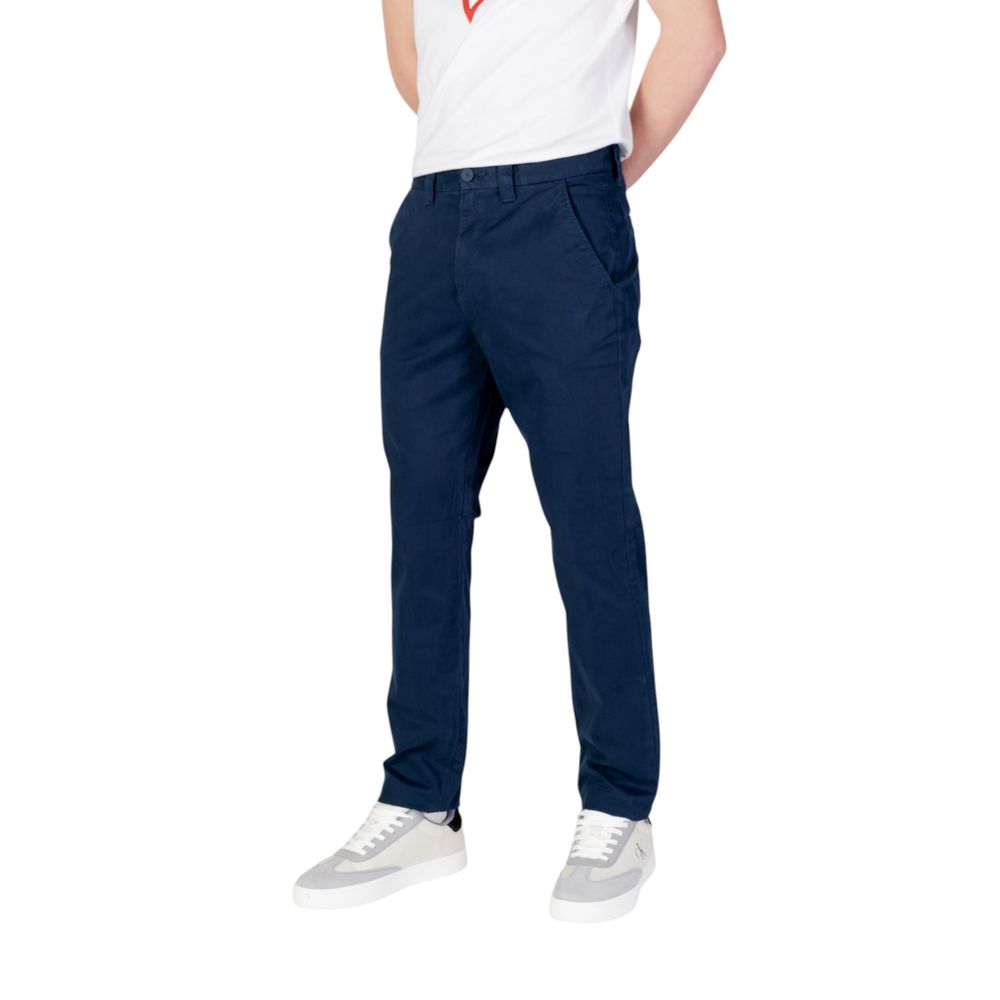 Blue Cotton Skinny Pant Tommy Hilfiger Jeans