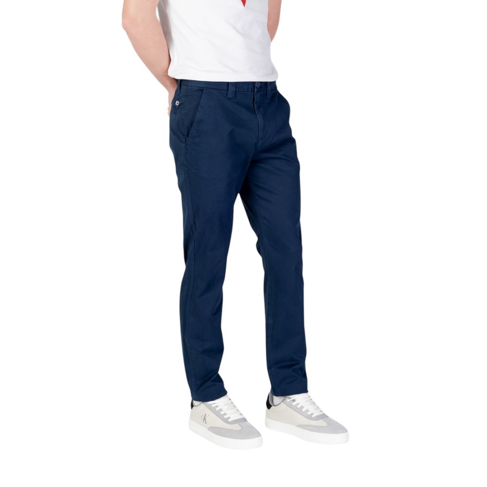 Blue Cotton Skinny Pant Tommy Hilfiger Jeans