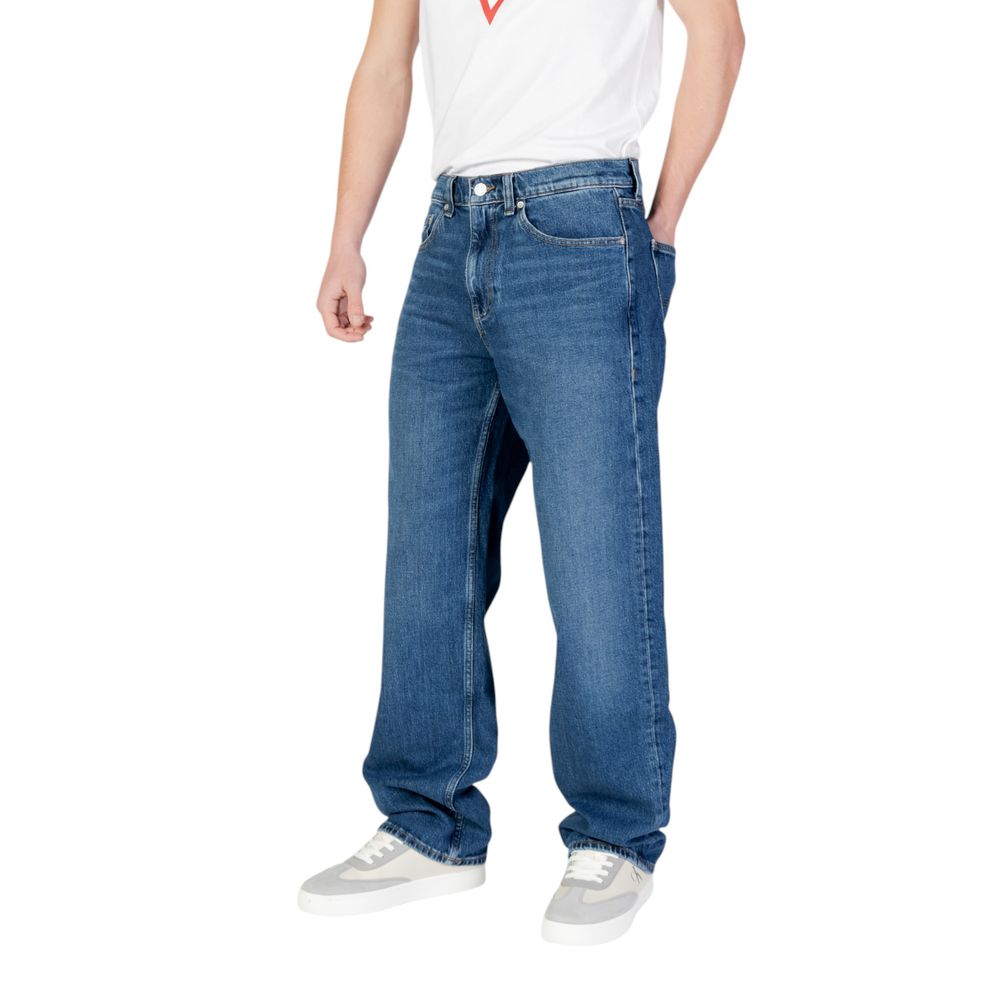 Blue Recycled Cotton Relaxed Fit Jean Tommy Hilfiger Jeans