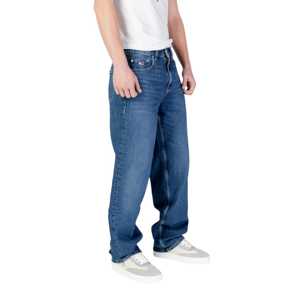 Blue Recycled Cotton Relaxed Fit Jean Tommy Hilfiger Jeans