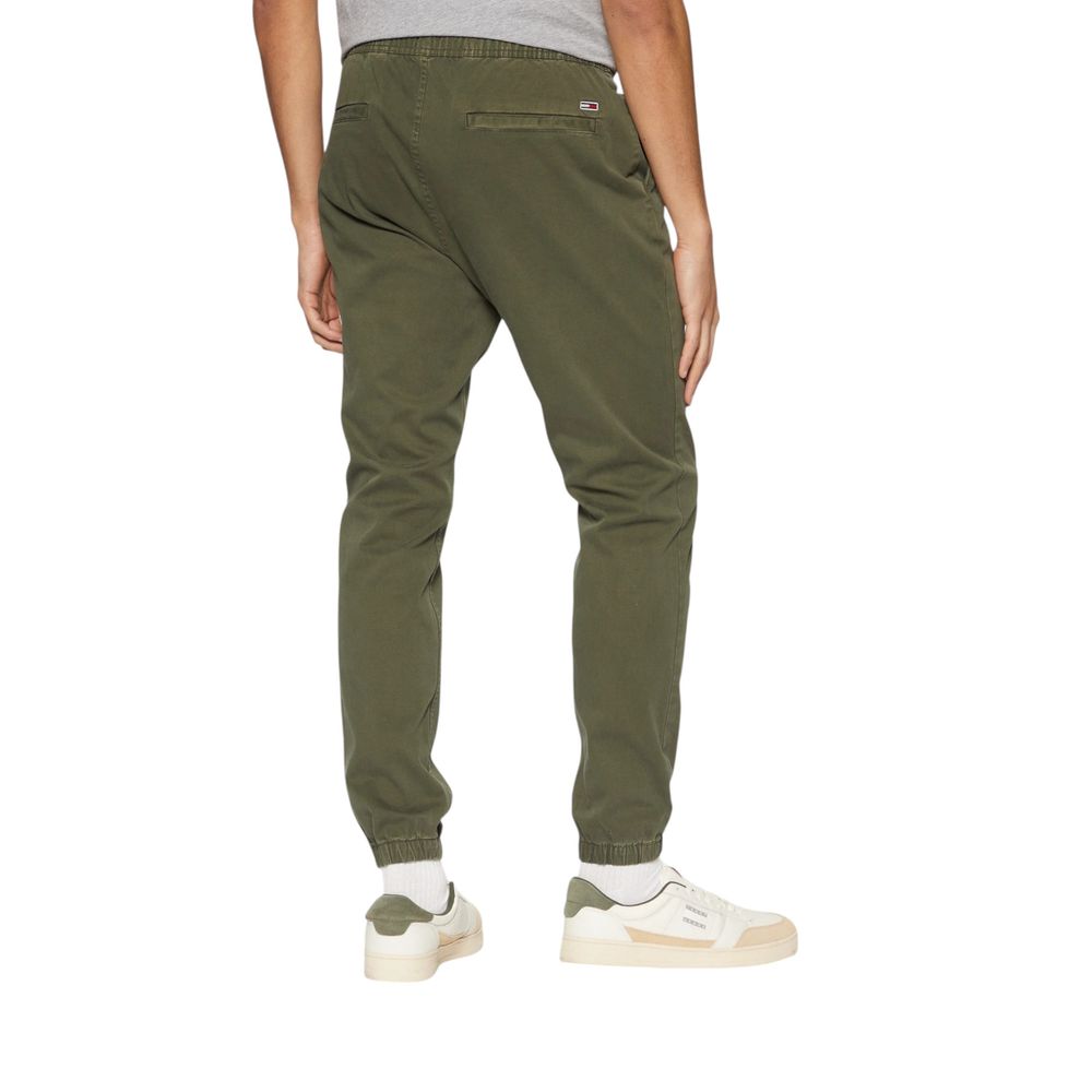 Green Cotton Pant Tommy Hilfiger Jeans