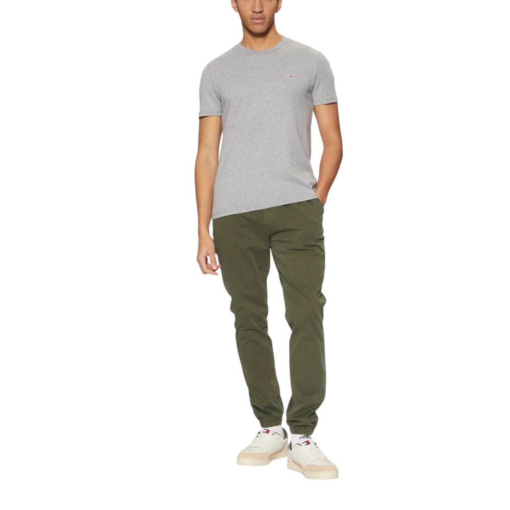 Green Cotton Pant Tommy Hilfiger Jeans