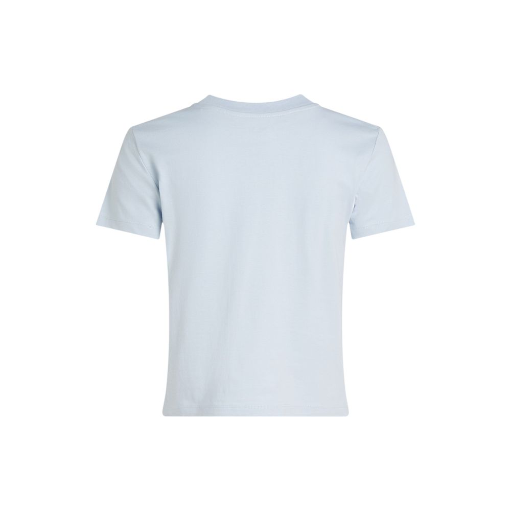 Blue Recycled Cotton T-Shirt Calvin Klein Jeans