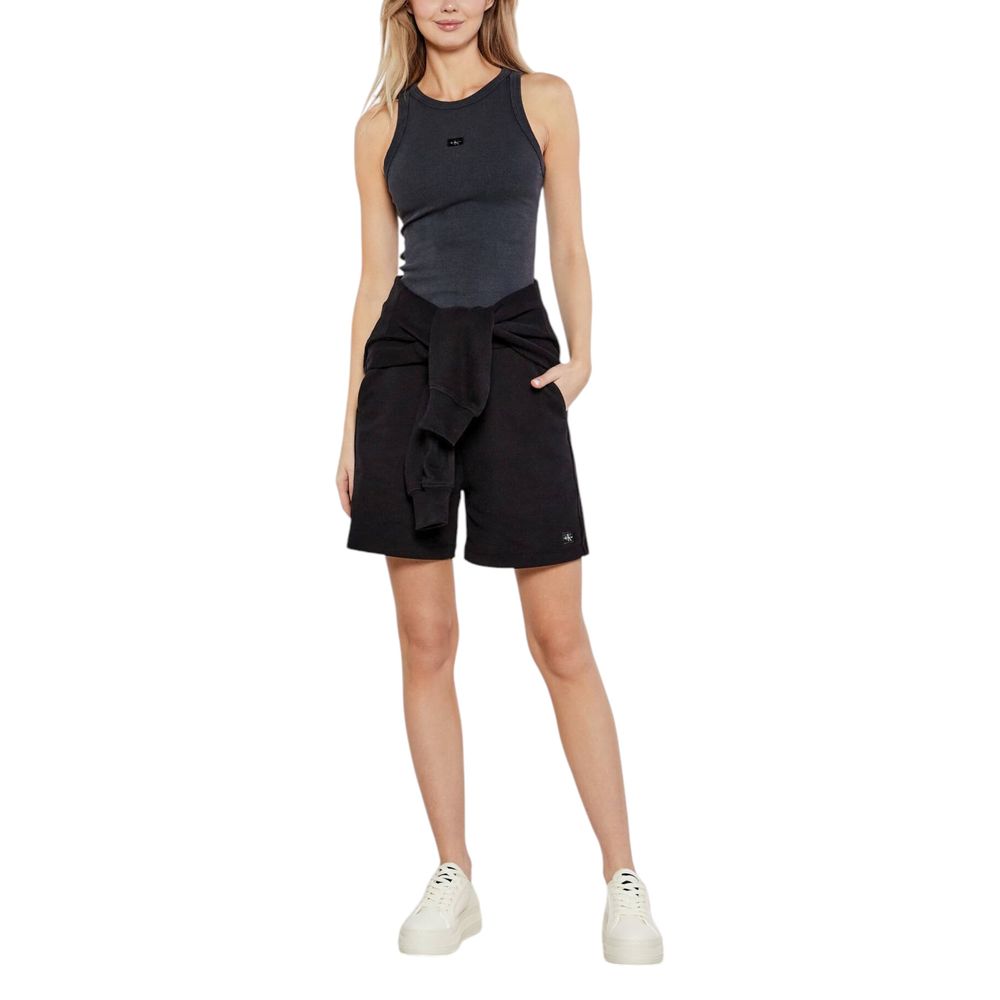 Gray Recycled Cotton Tank Top Calvin Klein Jeans