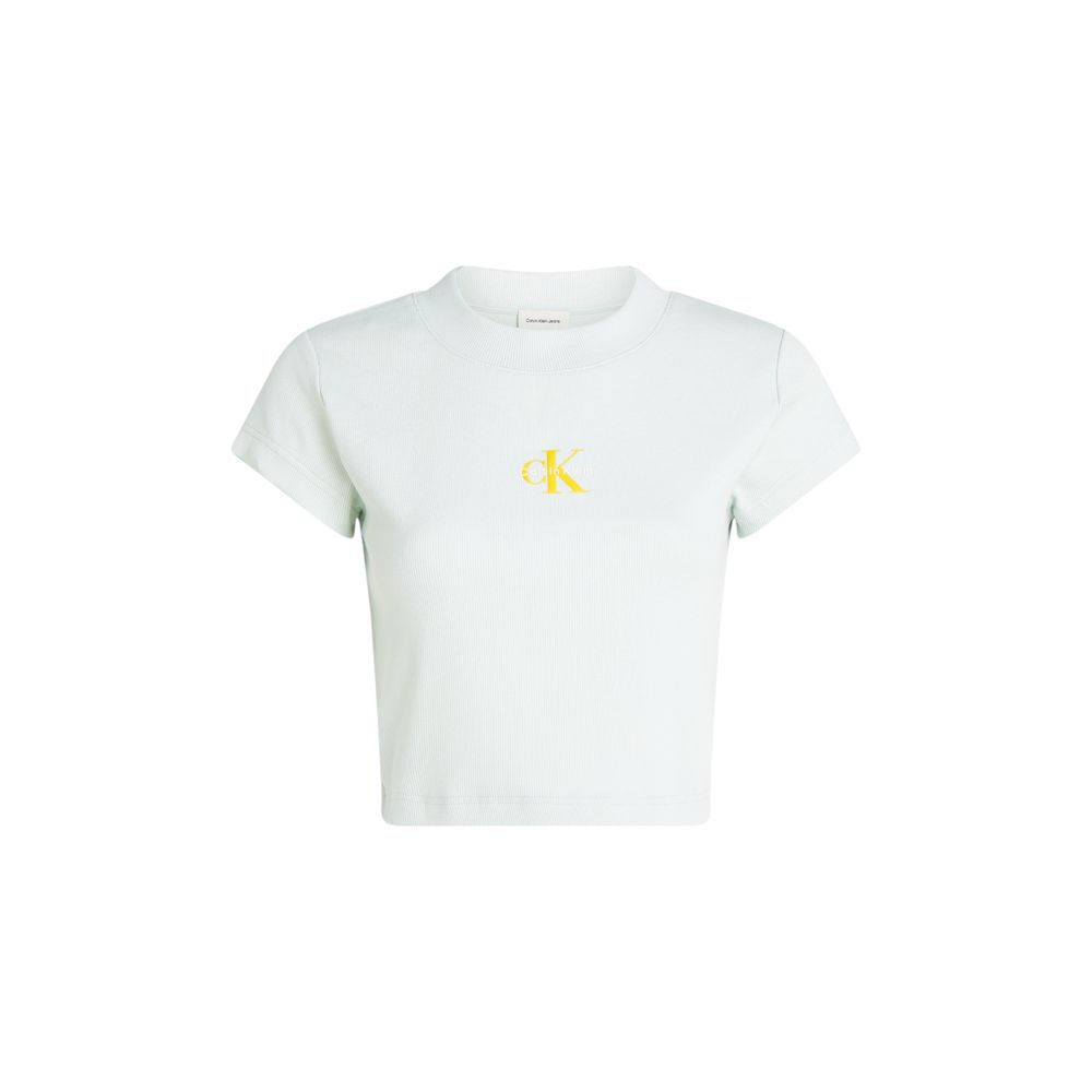 Green Cotton T-Shirt Calvin Klein Jeans