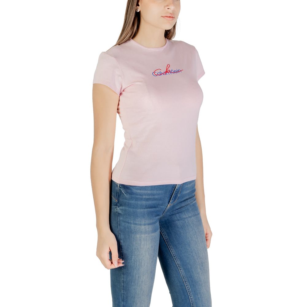 Multicolor Recycled Cotton T-Shirt Calvin Klein Jeans