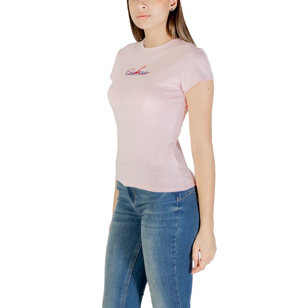 Multicolor Recycled Cotton T-Shirt Calvin Klein Jeans