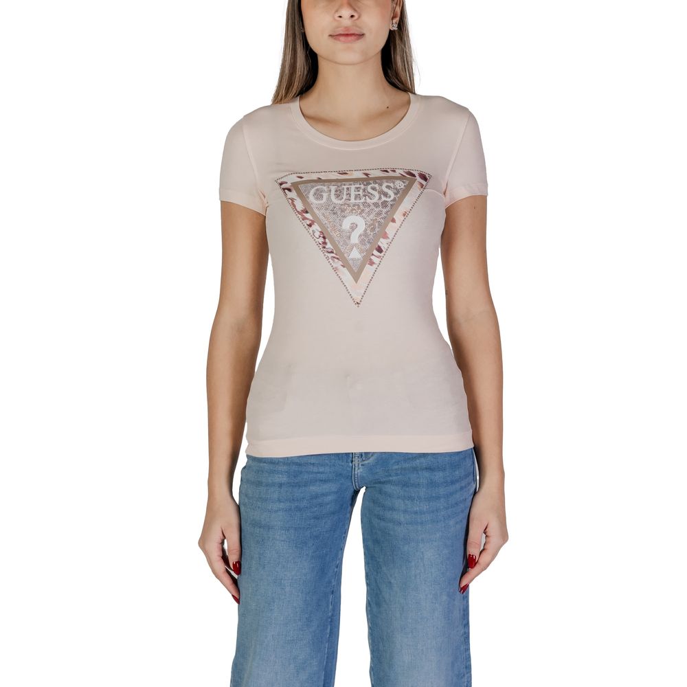 Multicolor Cotton T-Shirt Guess