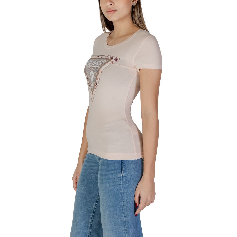 Multicolor Cotton T-Shirt Guess