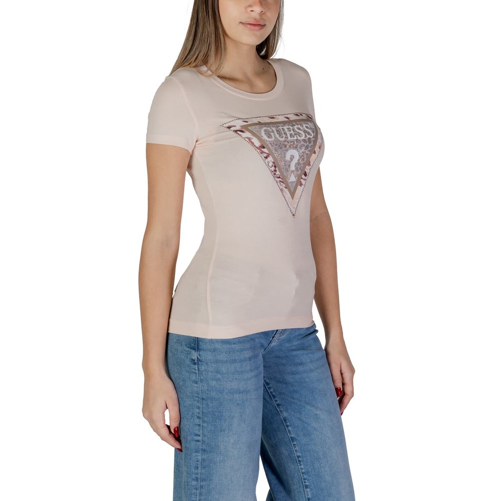 Multicolor Cotton T-Shirt Guess