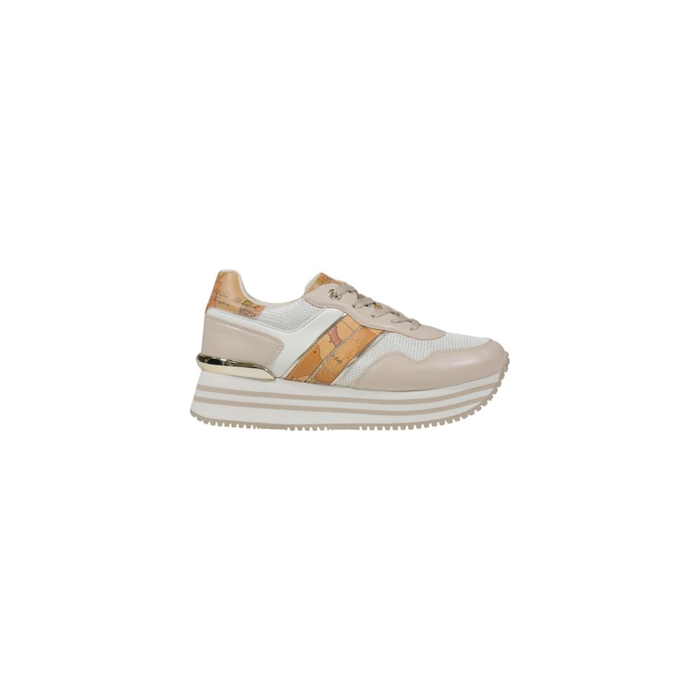 Beige Polyethylene Sneaker Alviero Martini Prima Classe