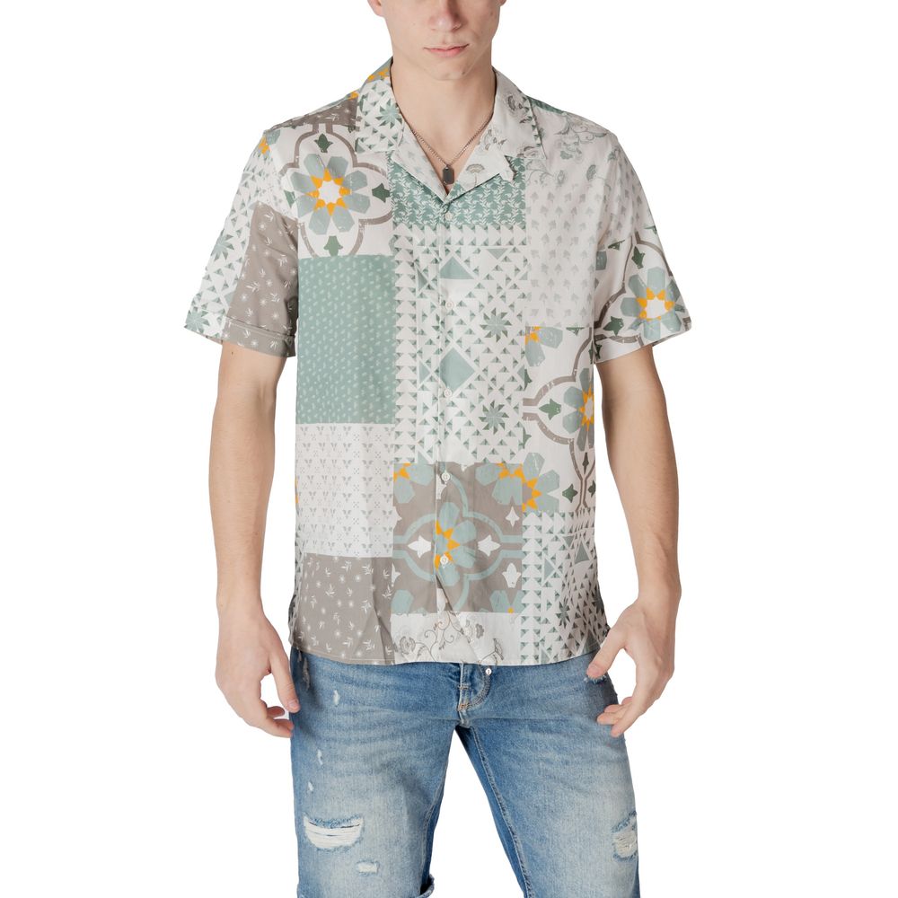 Green Viscose Shortsleeve Antony Morato