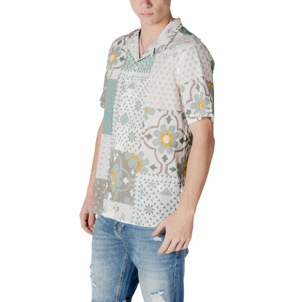 Green Viscose Shortsleeve Antony Morato