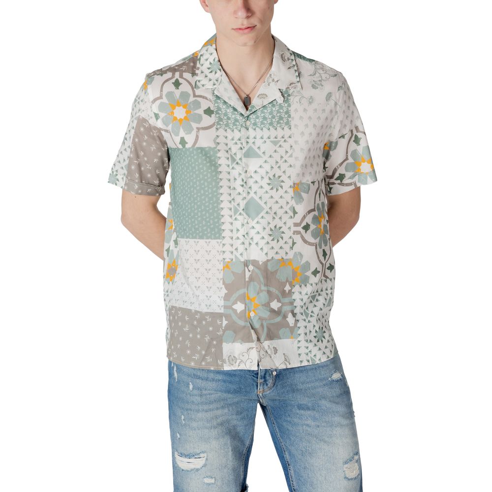 Green Viscose Shortsleeve Antony Morato
