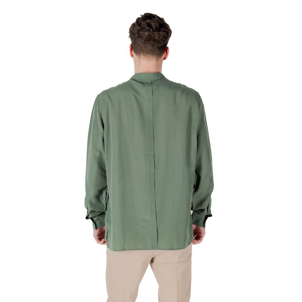 Green Lyocell Shirt Antony Morato