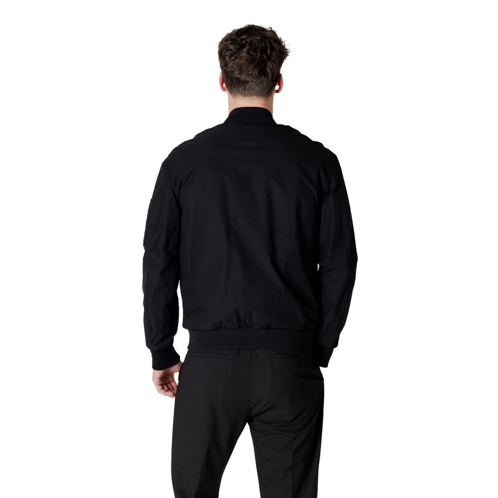 Black Polyester Jackets & Coat Antony Morato