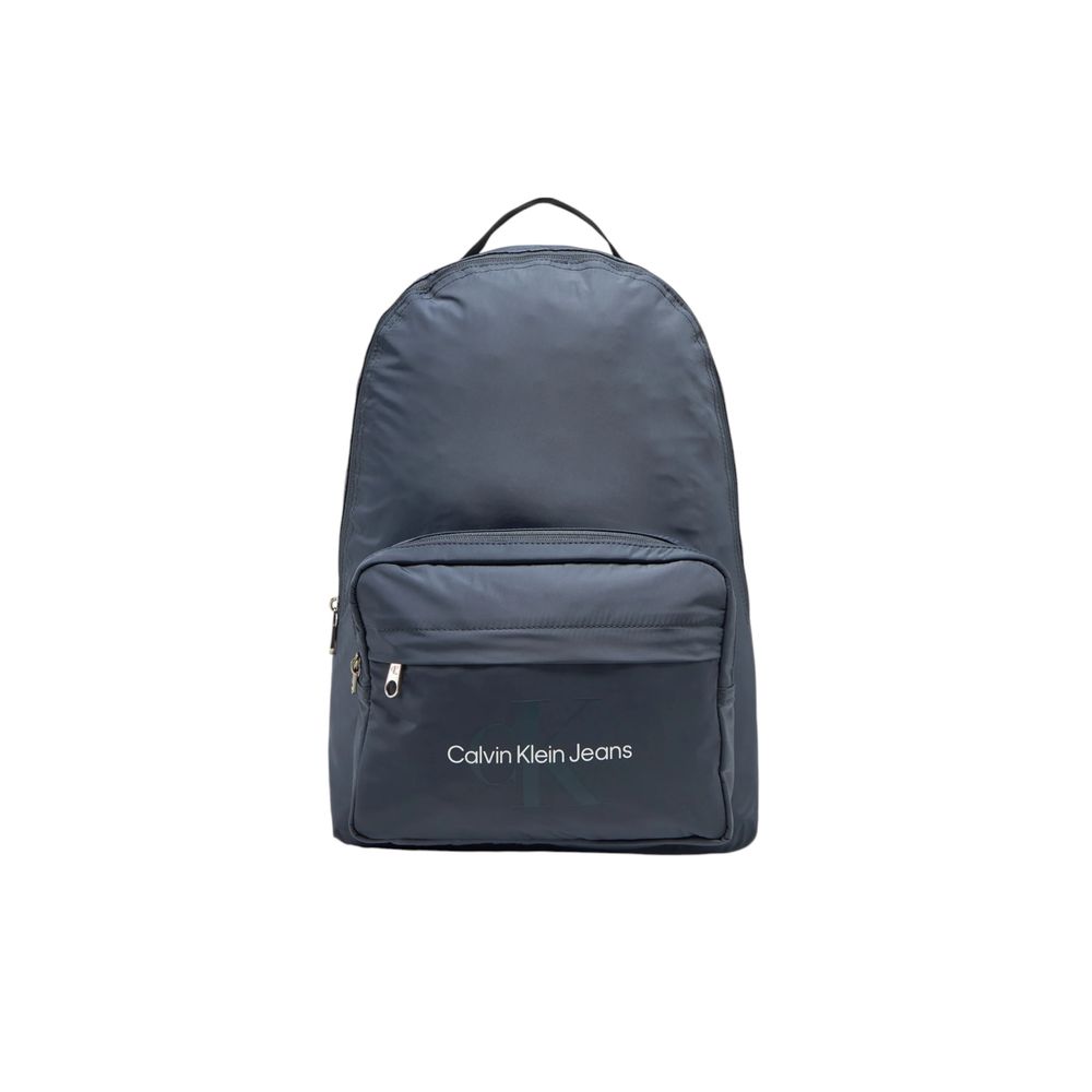 Blue Recycled Polyester Backpack Calvin Klein Jeans