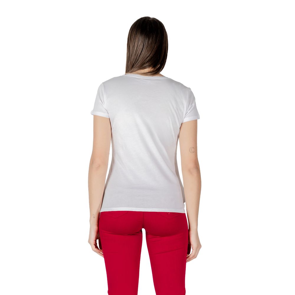 Bicolor Cotton T-Shirt Liu Jo
