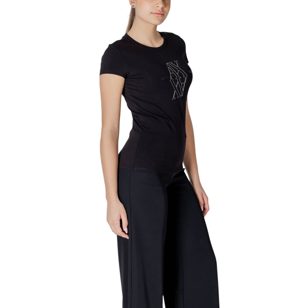 Black Cotton T-Shirt Armani Exchange