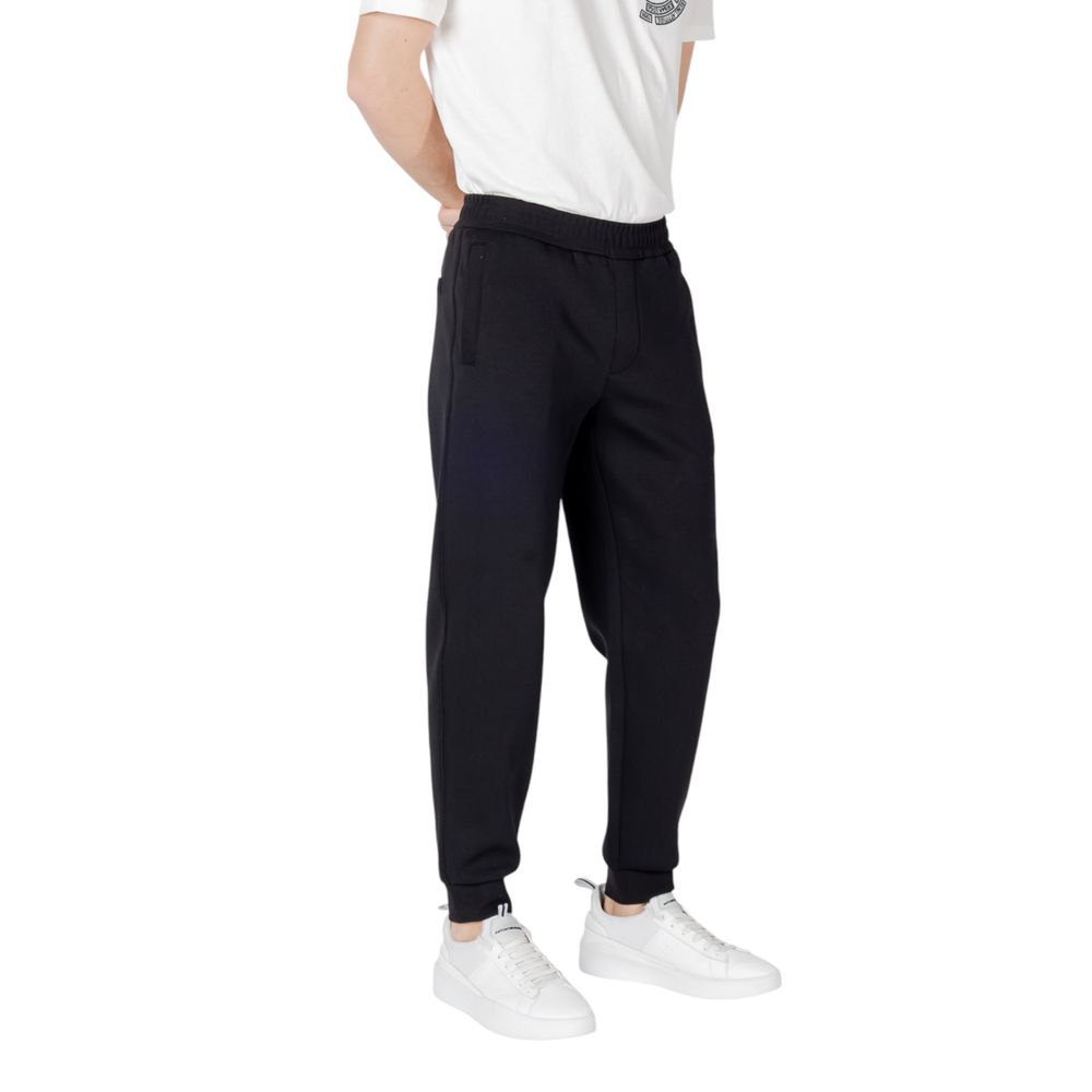 Black Cotton Joggers Workout Pant Armani Exchange