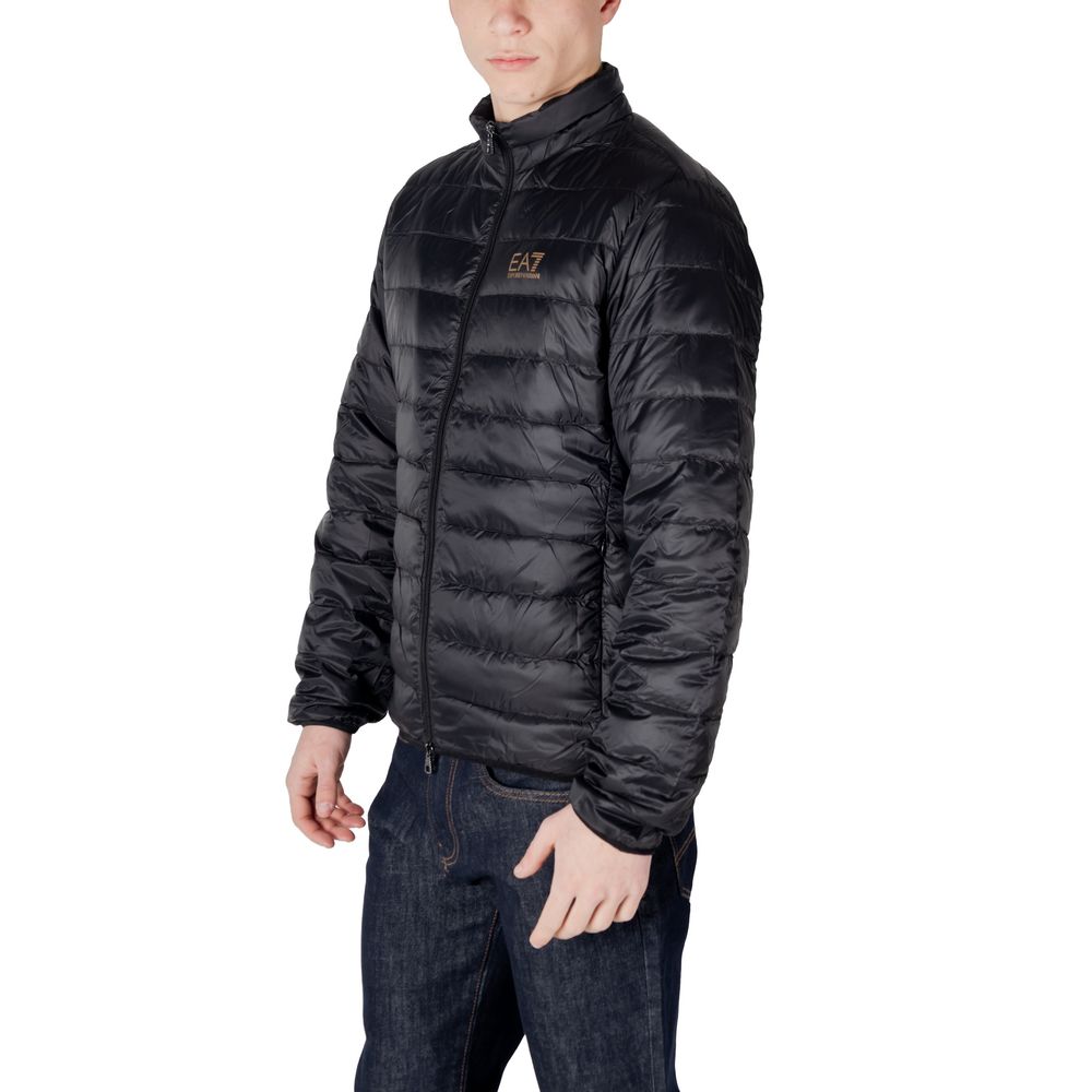 Black Polyamide Jackets & Coat EA7 Emporio Armani