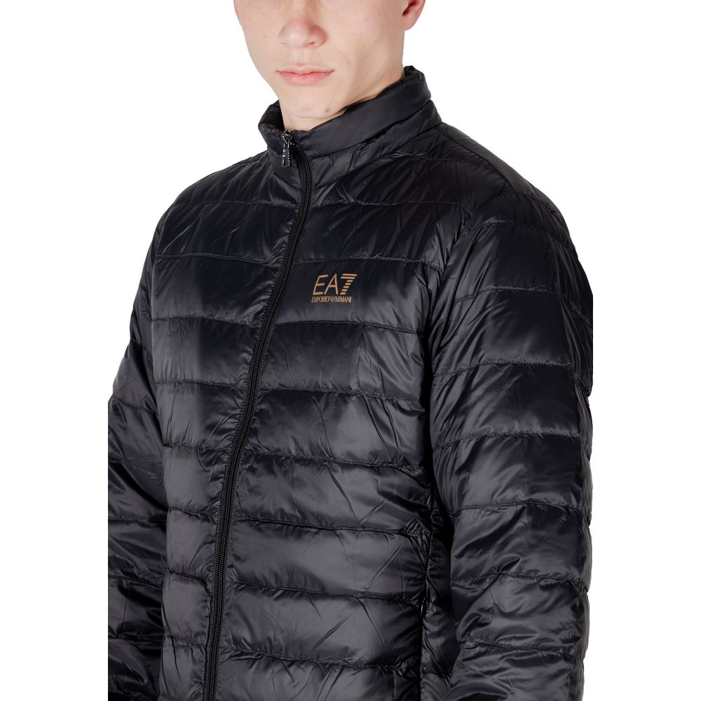 Black Polyamide Jackets & Coat EA7 Emporio Armani