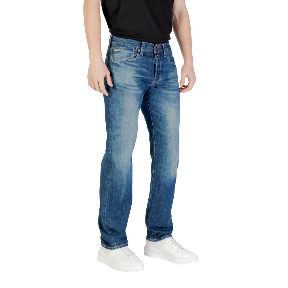 Blue Cotton Relaxed Fit Jean Replay