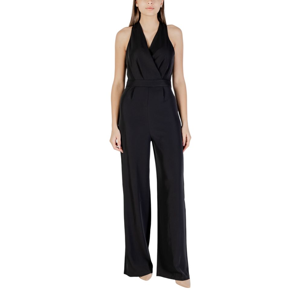 Black Recycled Polyester Jumpsuit Only