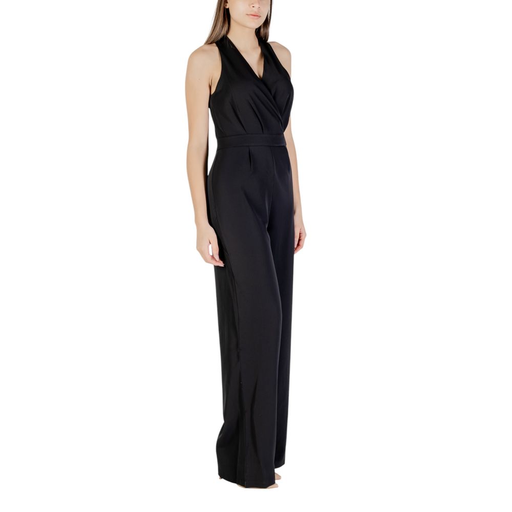Black Recycled Polyester Jumpsuit Only