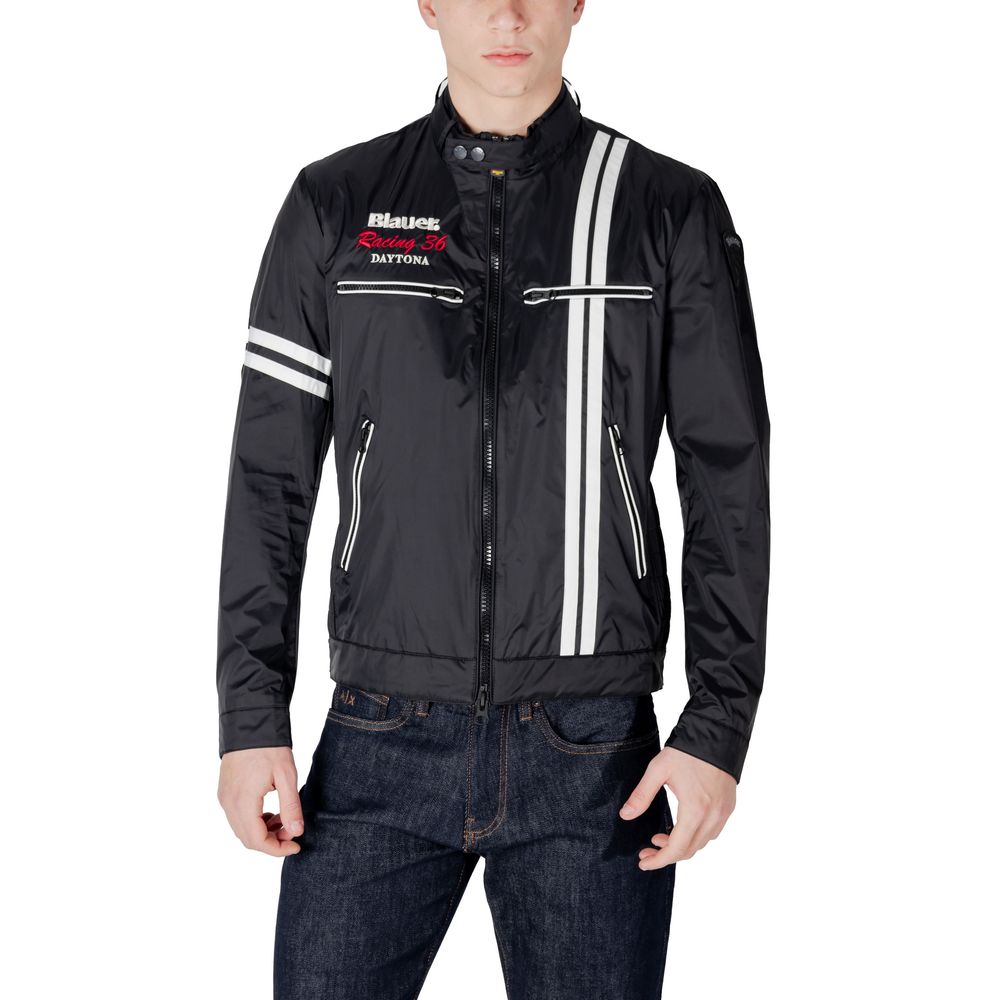 Black Polyamide Jackets & Coat Blauer
